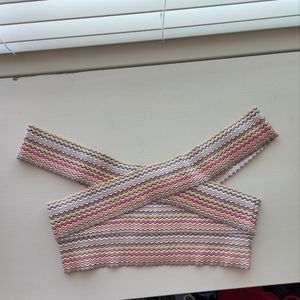 ASOS Cross front bandage bikini top